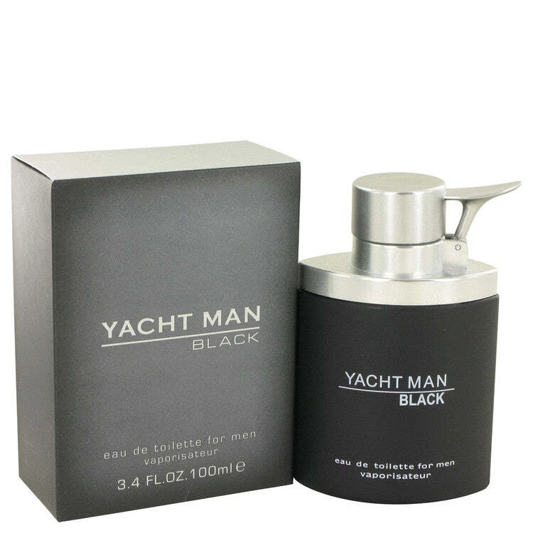 Yacht Man Black by Myrurgia Eau De Toilette Spray 3.4 oz for Men - image 1 of 1