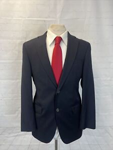 Jack Victor Men's Navy Blue Wool Suit 38R 32X29 $1,395