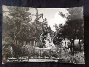 Cartolina Avigliano Villa Comunale e Monumento ai Caduti Potenza S69 - Picture 1 of 1