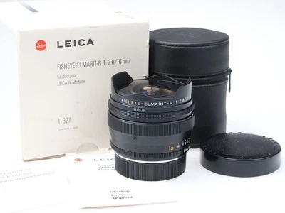 Leica Fisheye Elmarit R 16mm f2.8 ROM Objektiv 11317 97710 near mint full Set - Bild 1 von 4