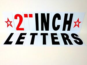 2 inch Changeable sign Letters for Outdoor indoor sign