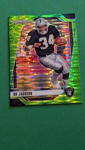 BO JACKSON #154 - 2024 PANINI PRIZM - NEON GREEN PULSAR PRIZM - Picture 1 of 2