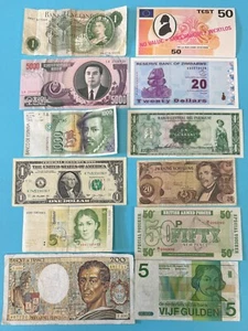 Sammlung 103 verschiedene Banknoten alle Welt alles abgebildet, VF bis UNC S4-14 - Bild 1 von 8