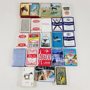 23 Decks of Playing Cards Hoyle Alaska Joe Camel Vintage Horses Bushmills - Picture 1 of 8