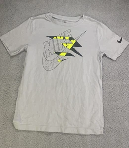 Nike Youth 3 Brand Shirt SZ 12-13Y Gray Yellow Black - Picture 1 of 5