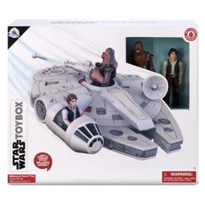 Disney Exclusive Star Wars Toy Box Millenium Falcon Play Set - Rey & BB-8 NEW - Picture 1 of 11