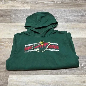 MINNESOTA WILD NHL Grafik Pullover grün Kapuzenpullover Hoodie Jungen Gr. XL - Bild 1 von 10