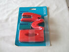 Red Stapler, Remover, Hole Punch + Staple Stationery Set Office Home Work School
