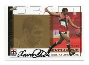 2002 Select SPX Draft Pick Signature (DS5) Xavier CLARKE St. Kilda + - Picture 1 of 1