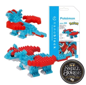 Nanoblock Pokemon SALAMENCE - NBPM-100, Level 2 - 210 Parts Box NEW - Picture 1 of 8