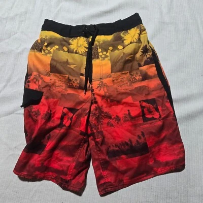 Bañador Joe Boxer Hombre S Pequeño Multicolor Rojo Amarillo Floral Flores Foto 1 de 4