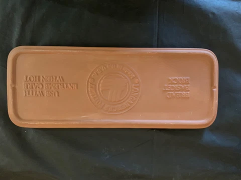 LONGABERGER Pottery Bread Basket Brick #30074  Retired Item Cover
