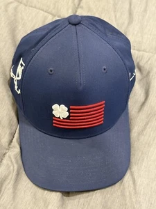 Black Clover Live Lucky American Flag Hat  Snapback Blue Cap Top Golf - Picture 1 of 4
