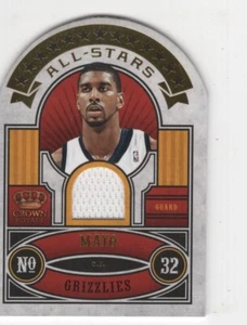 2010-11 PANINI CROWN ROYALE ALL-STAR O.J. MAYO MEMPHIS GRIZZLIES JERSEY 313/599 - Picture 1 of 2