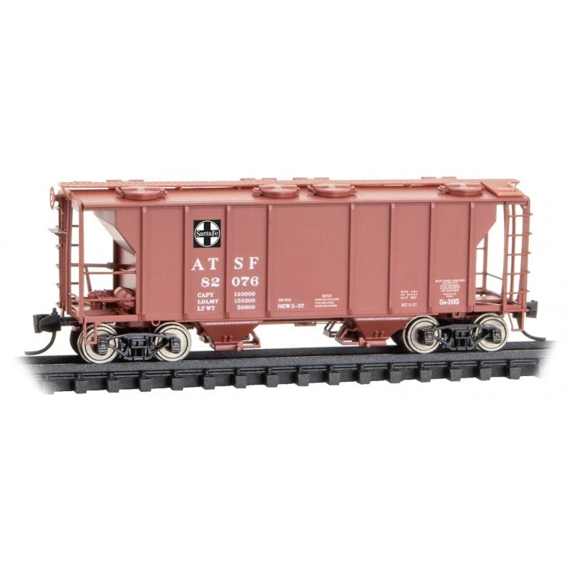 Micro-Trains N 09500051 ATSF Santa Fe PS-2 Covered Hopper Freight Car - Image 1 of 1