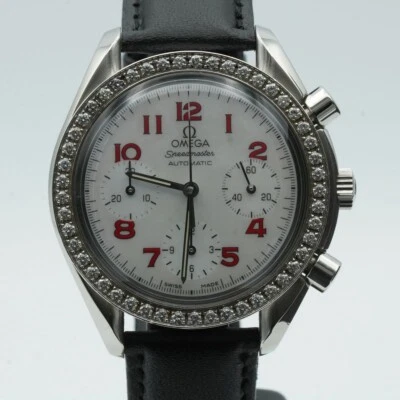 Omega Speedmaster Reduced Herren 175.0042 Automatic 39Mm Mop Diamond Bezel 2 - Image 1 of 4