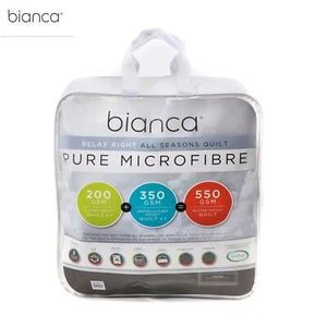 550GSM Relax Derecho Microfibra Pura Todas las Estaciones Edredón de Bianca - TODOS LOS TAMAÑOS - Imagen 1 de 5