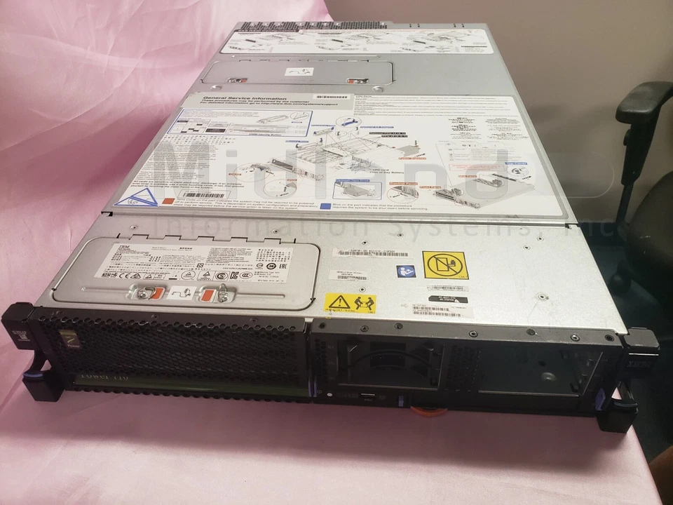 IBM 8231-E1D Power 710 Express Server AIX  4-core 3.6 GHz p710, 256GB x 876 GB - Image 1 of 2