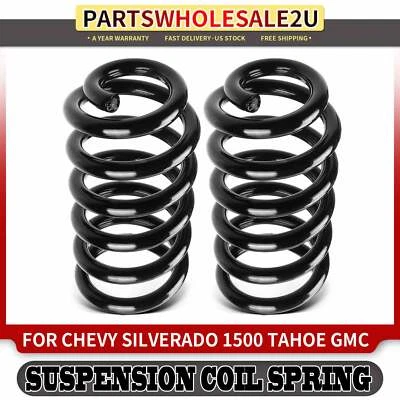 2x Muelles helicoidales delanteros diestro y derecho para GMC Sierra 1500 Yukon Chevrolet Silverado 1500 Foto 1 de 4