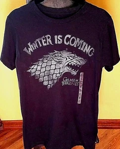Game of Thrones Winter Is Coming HBO lizenziertes T-Shirt Herren Größe Small - NEU! - Bild 1 von 3
