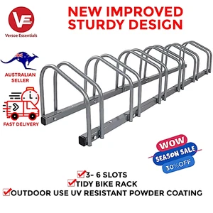 1 – 6 Bike Rack Bicycle Parking Rack Instant Storage Bike Stand Bicycle Rack - Picture 1 of 8
