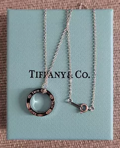 Tiffany & Co. Kreis Circle Anhänger Kette, Silber 925 + Box - Bild 1 von 1