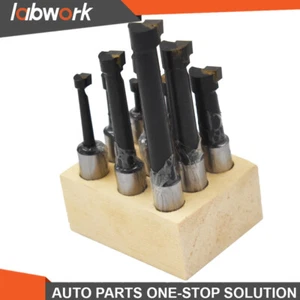 Labwork 1/2" Boring Bar Set 9Pcs Carbide Tipped Bars 1/2" Shank Lathe Tool - Picture 1 of 12