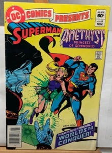 DC Comics Presents #63 Superman & Amethyst, Newsstand, Mark Jewler, 1983 - Picture 1 of 12