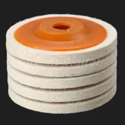Round Wool Felt Sanding Disc Abrasive Wheel Grinding Polish Metal Ceramic Wood - Image 1 of 4