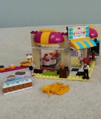 Lego Friends Set 41007 Heartlake Pet Salon & Downtown Bakery 41006 100% Completo Foto 1 de 4