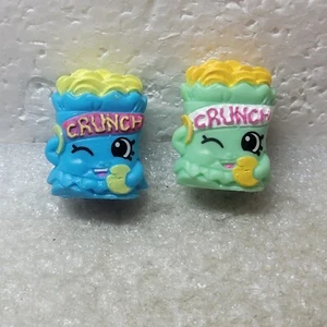 Figuras raras Shopkins azul y verde crujiente temporada 1 #1-081 y #1-091 - Imagen 1 de 7