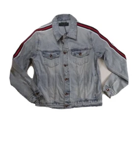 Eternity mens jean JACKET 100% authentic size Large blue denim  - Picture 1 of 5