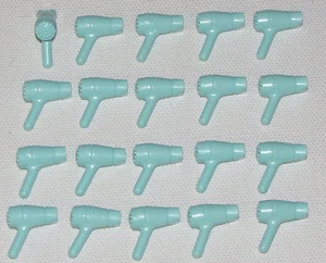 LEGO LOT OF 20 NEW SCALA HAIRDRYER MINIFIGURE ACCESSORIES AQUA PIECES - Picture 1 of 1