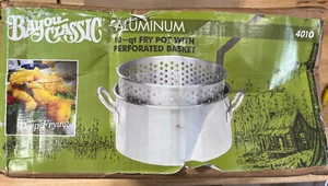 Bayou Classic 4010 Friggitrice e cesto in alluminio con manico touch fresco 10 qt. - Foto 1 di 5