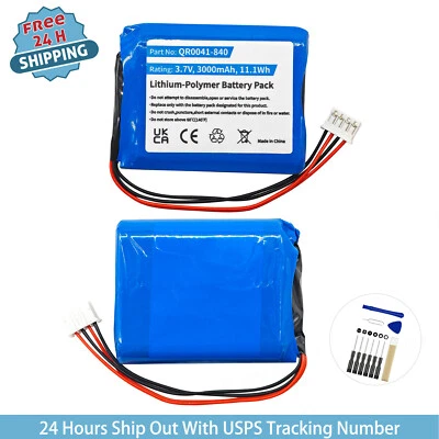 Para Qolsys IQ2 iQ2+ QS9201 QS9202 PANEL 2 Batería de Reemplazo QR0041-840 3000mAh Foto 1 de 4