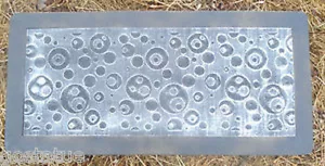 Retro Bubble design concrete bench mold .150 abs plastic 31" x 14" x 2.5" - Picture 1 of 3