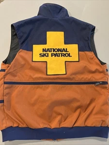 Vintage National Ski Patrol Weste Gr. M Classic Rust Made In USA Sisters, Oregon - Bild 1 von 9