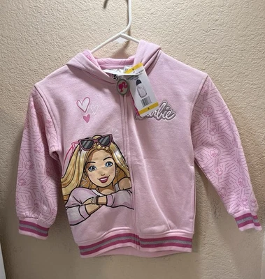Barbie Girls Pink Jacket Size 6 NWT - Image 1 of 2