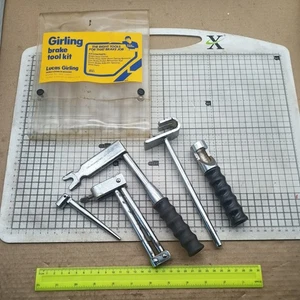 Vintage Rare Lucas Girling Brake Tool Kit BTK1 In Case & 5 Tools Disc Drum Tools - Bild 1 von 24