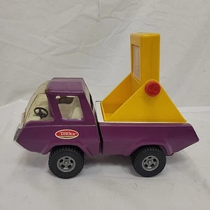 Mini Tonka Super Thrust Pickup Truck with Flip Sign Purple - Picture 1 of 13