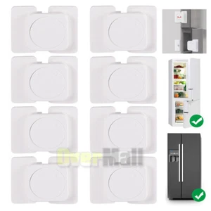 Lots Home Refrigerator Fridge Freezer Door Lock Latch Catch Toddlers Kids Safety - Picture 1 of 16