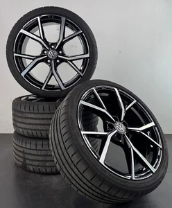 VW Golf 8 19 Zoll Felgen Estoril Sommerreifen Sommerräder 5H0601025S #C751 - Bild 1 von 6