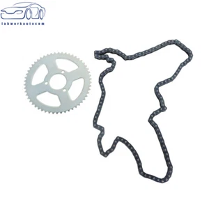 T8F 54T Rear Drive Chain with Chain Sprocket For Mini Bike ATV Quad Go kart - Picture 1 of 12