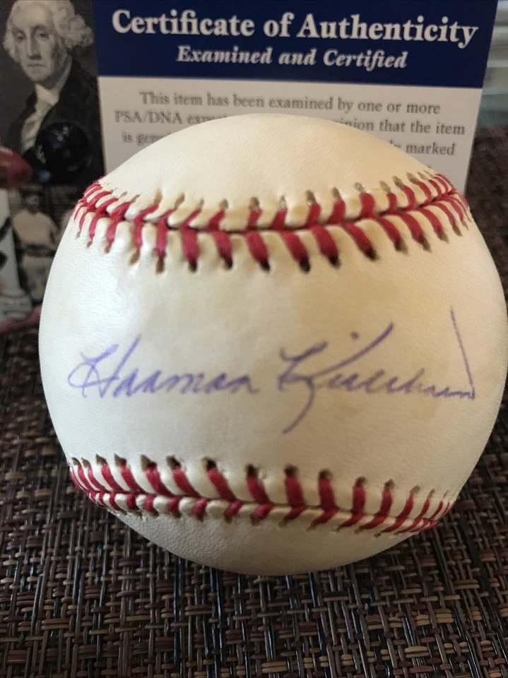 Harmon Killebrew Minnesota Twins Autograph Baseball  Signature PSA/DNA 09706 - Image 1 of 1