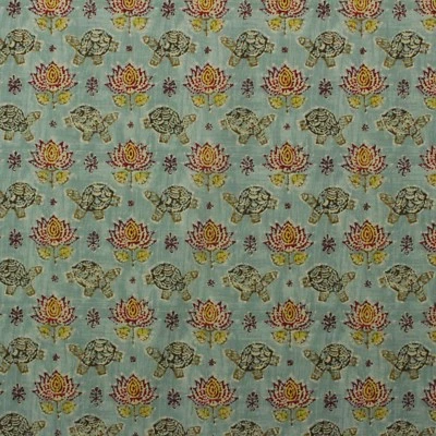 WAVERLY MANDANA JOYA TORTUGA AZUL AGUAMARINA FLORAL TELA MULTIUSOS POR YARDA 54"W Foto 1 de 4