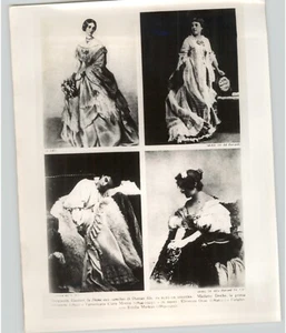 Foto de prensa de los actores CLARA MORRIS, Eleonora Duse, EMILIA MARKUS 1890, impresión posterior - Imagen 1 de 2