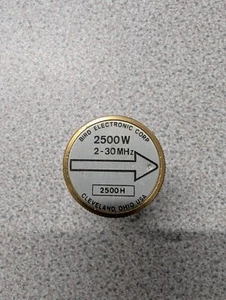 Bird 2500H Plug-in Element 0 to 2500 watts 2-30 MHz for Bird 43 Wattmeters - Zdjęcie 1 z 1