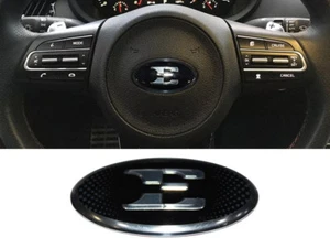 3D ​E Steering Wheel Horn Cap Emblem Nameplate Badge For KIA 2018-2021 Stinger - Picture 1 of 16