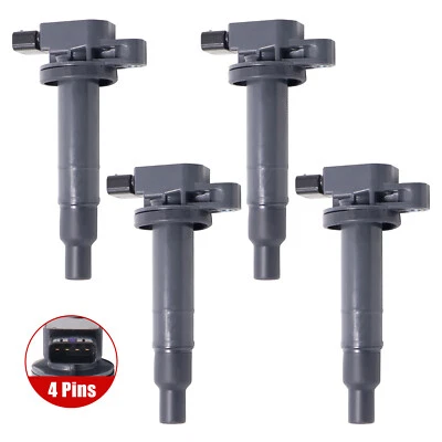 Set of 4 Ignition Coil for Toyota Yaris Echo Scion XB 1.5L 01-10 UF316 - Image 1 of 4