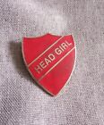 Head Girl Vintage School Enamel Pin Badge